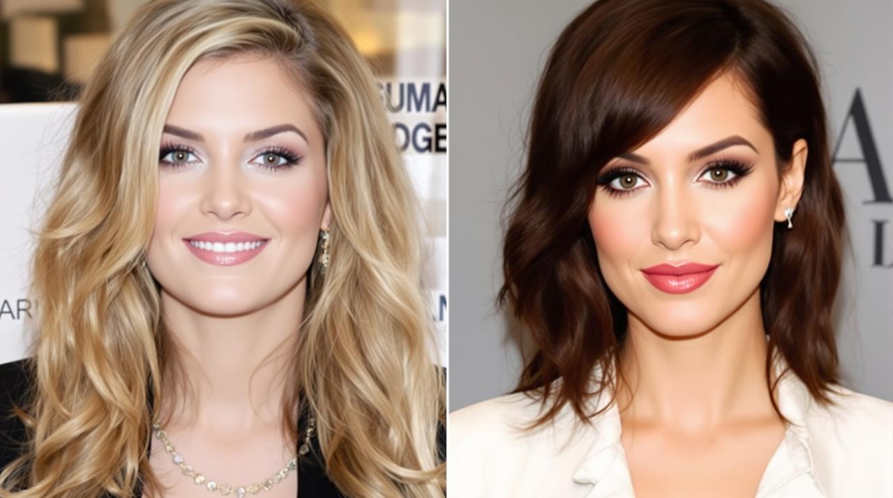 某女明星整容前后对比照流出，网友：认不出来了